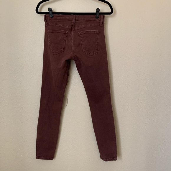 Current/Elliot Stretch Ankle Cut Cigarette Pants - Picture 2 of 3